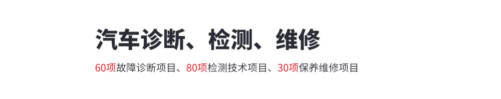 汽车检测、诊断、维修一网打尽